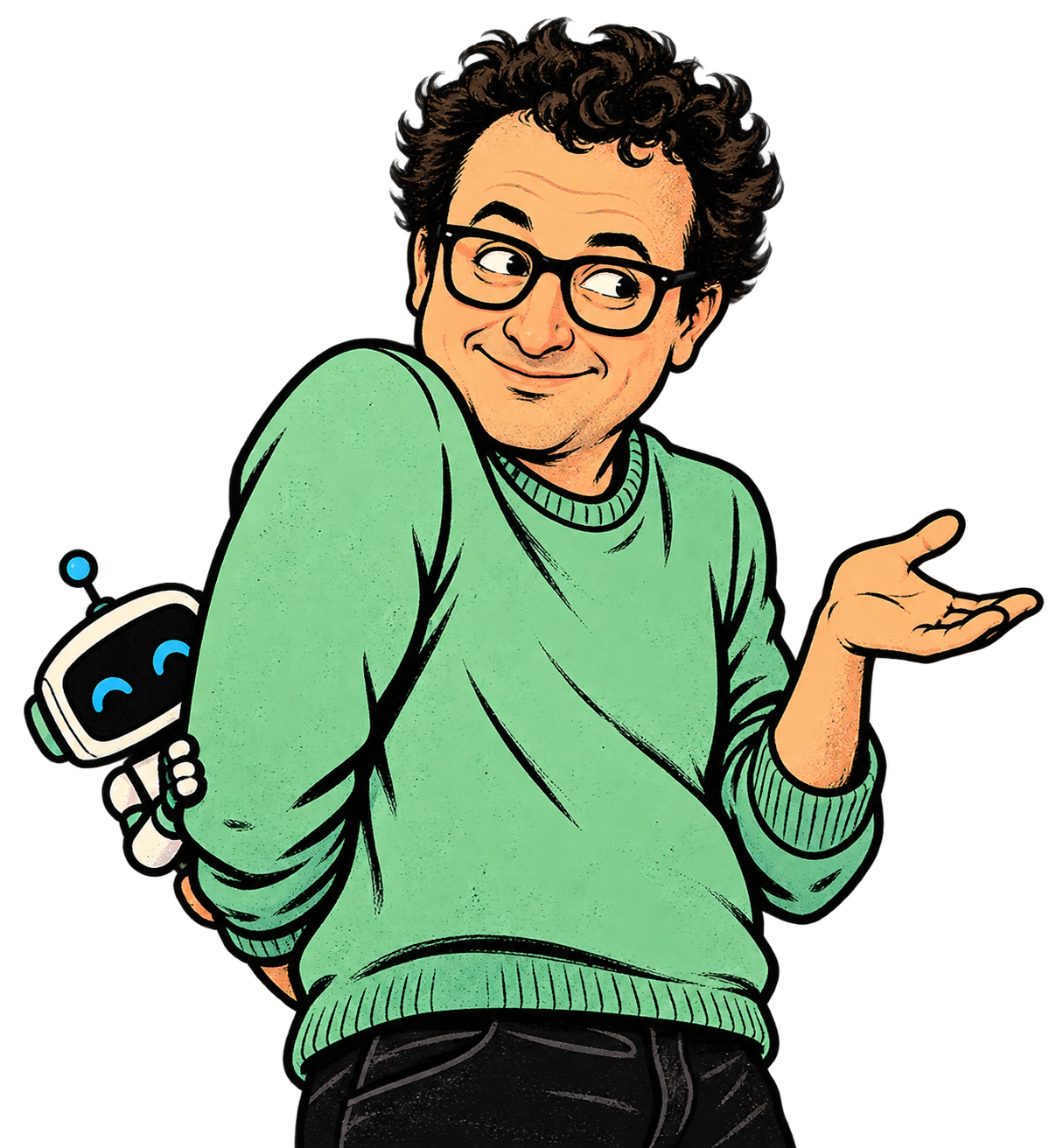 Dario半身漫画像